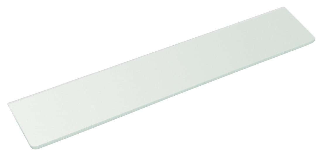 Półka szklana mleczna 800x100x8 mm