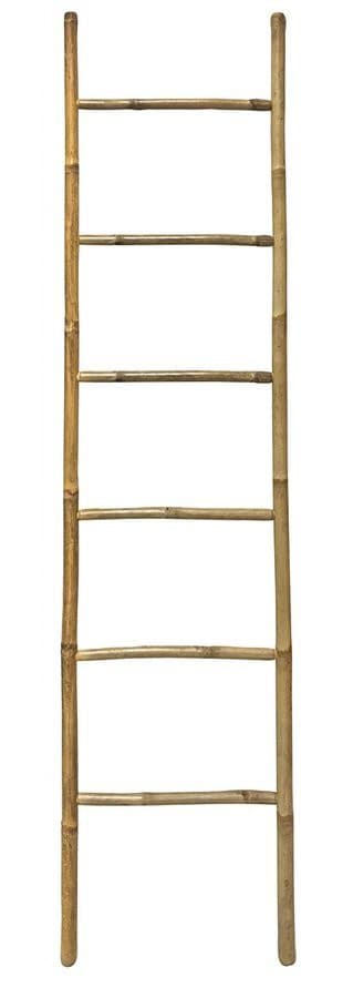 BAMBUS drabinka-wieszak na ręczniki wieloramienny, 500x1900x40 mm