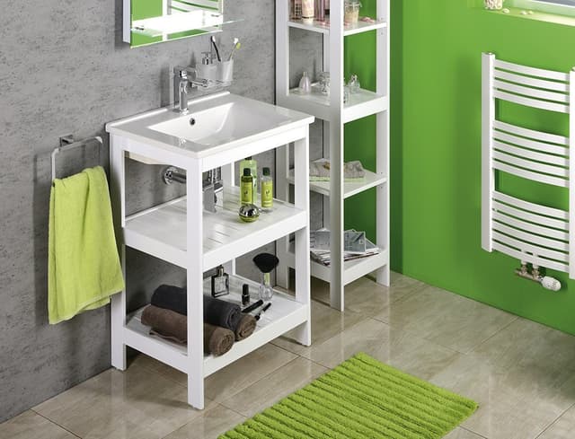 Szafka umywalkowa ETIDE 51,5x85x44 cm biały mat MDF