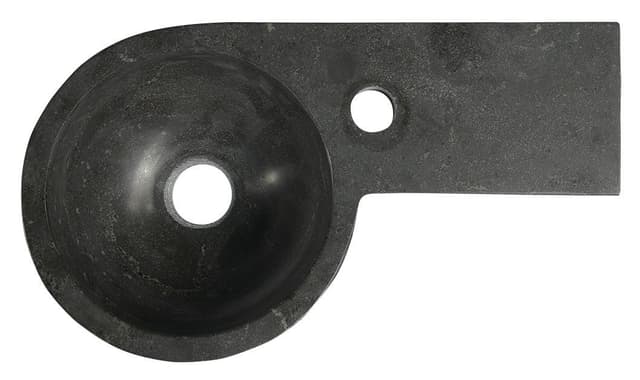 BLOK kamienna umywalka 40x23 cm, antracytowa
