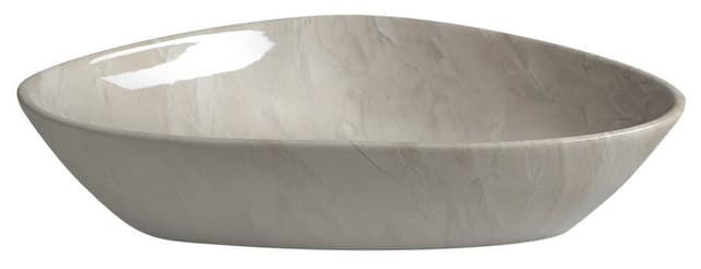 DALMA ceramiczna umywalka nablatowa 58,5x39 cm, marfil