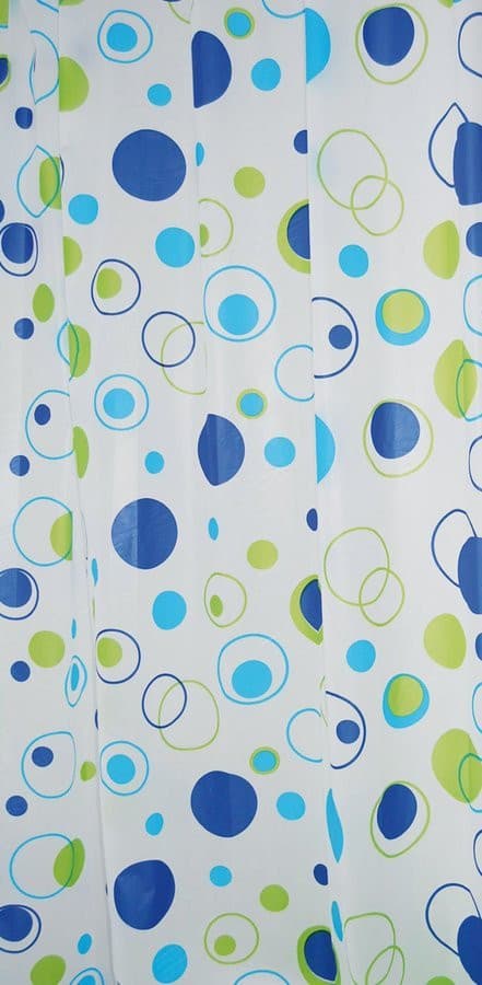 Zasłonka prysznicowa winylowa 180x200 cm, bąbelki