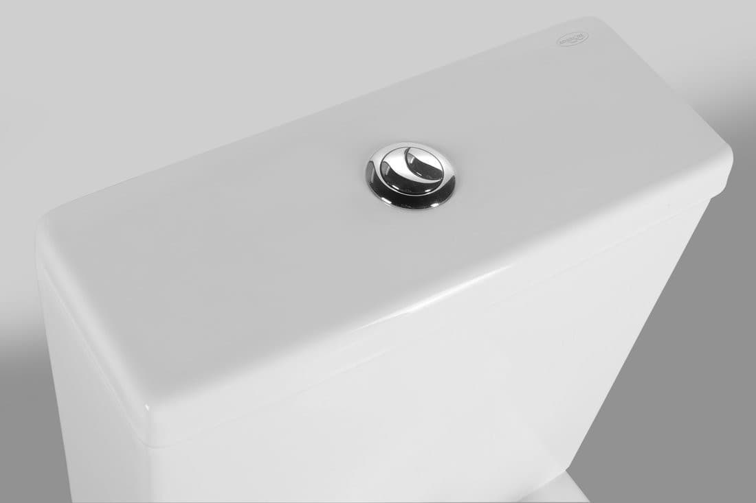 Przycisk DUAL 49mm, chromowany
