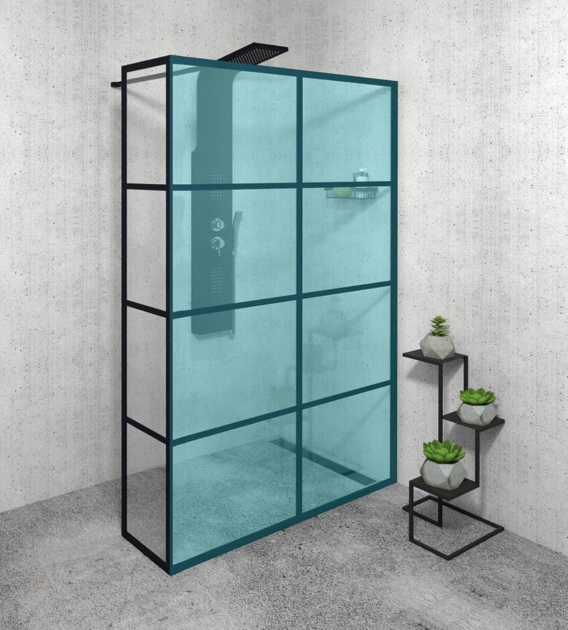 CURE BLACK ścianka dodatkowa 350 mm, szkło czyste z powłoką Coated Glass