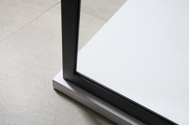CURE BLACK walk-in prysznic, 800 mm, szkło czyste