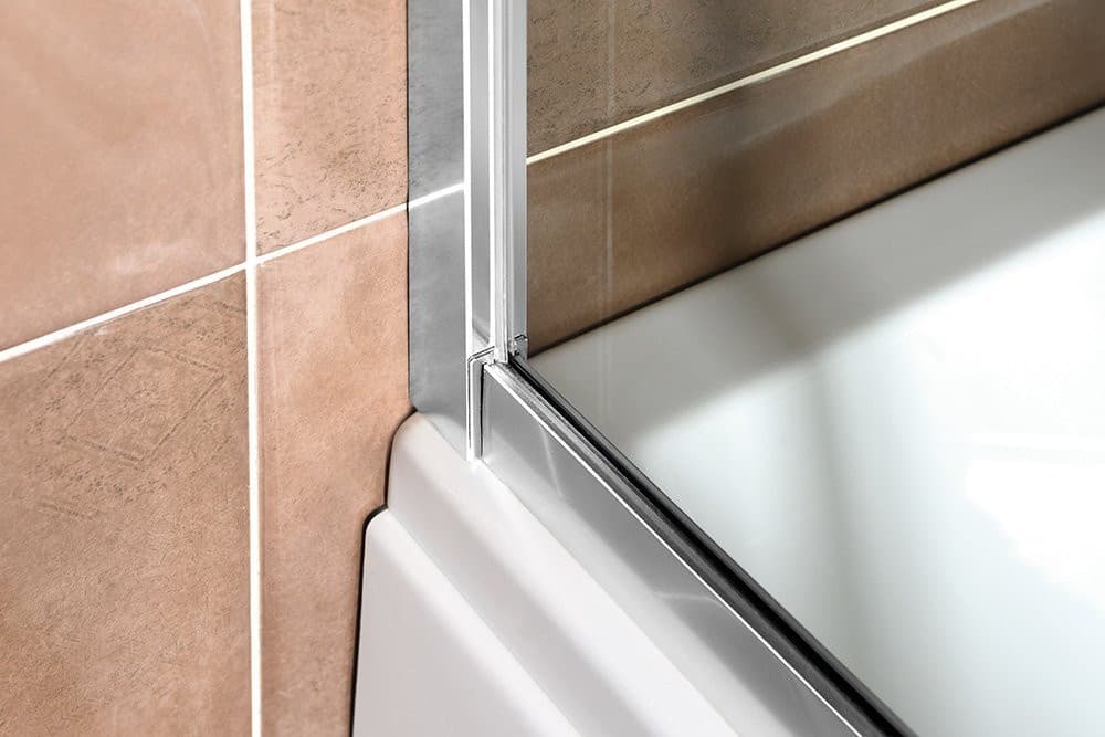 DEEP drzwi prysznicowe 1400x1650mm z czystego szkła