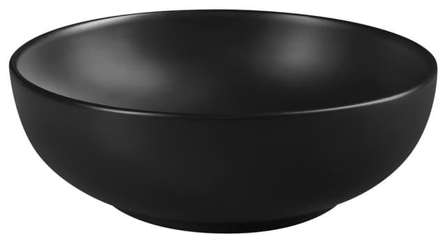RONDANE nablatowa umywalka ceramiczna Ø 41cm, czarny mat
