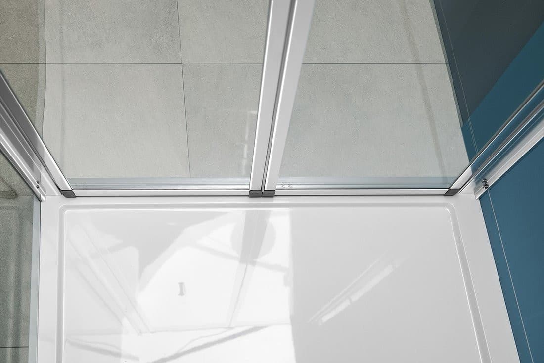 Drzwi prysznicowe składane EASY, 700 mm, szkło czyste