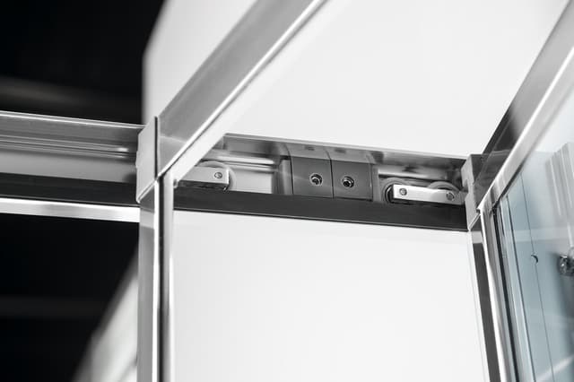 EASY drzwi prysznicowe składane 900mm, szkło hartowane przejrzyste