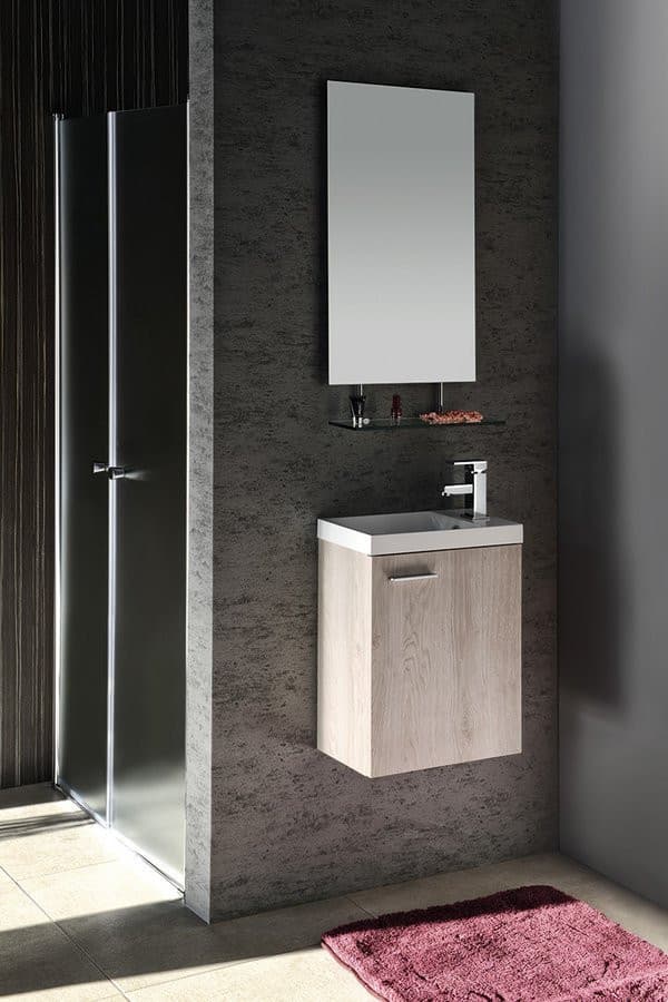 WEGA lustro z półką 400x800mm
