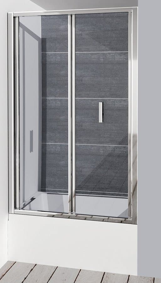 DEEP drzwi prysznicowe składane 1000x1650mm, czyste szkło