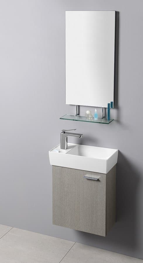 WEGA lustro z półką 500x800mm