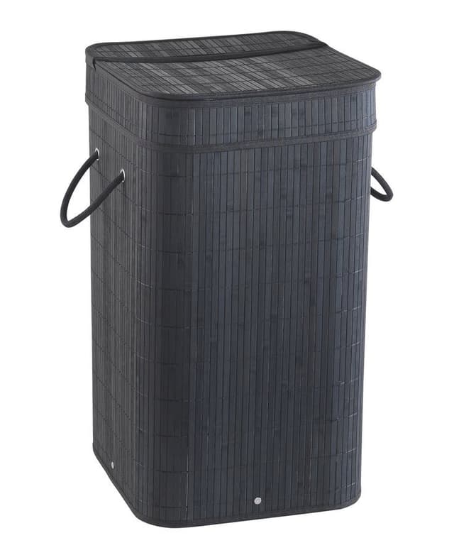 Kosz na bieliznę TATAMI 35,5x63x35,5cm, kanciaste czarne