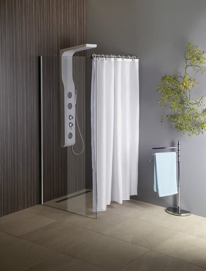 YUKI panel prysznicowy ścienny 210x1450mm, matowy biały z funkcją AntiCalc