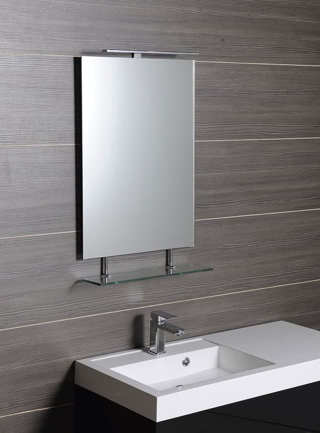 WEGA lustro z półką 800x800mm