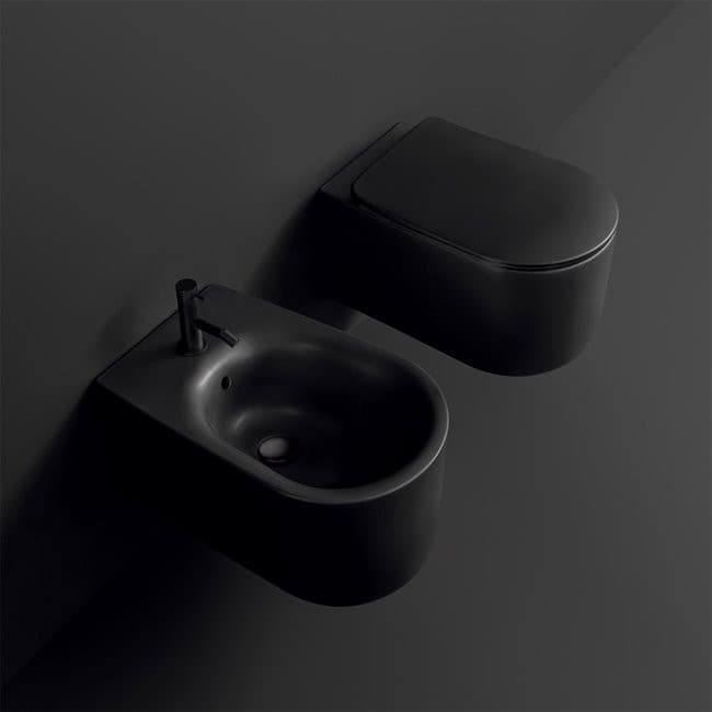 NOLITA bidet wiszący 35x55 cm, matowy czarny