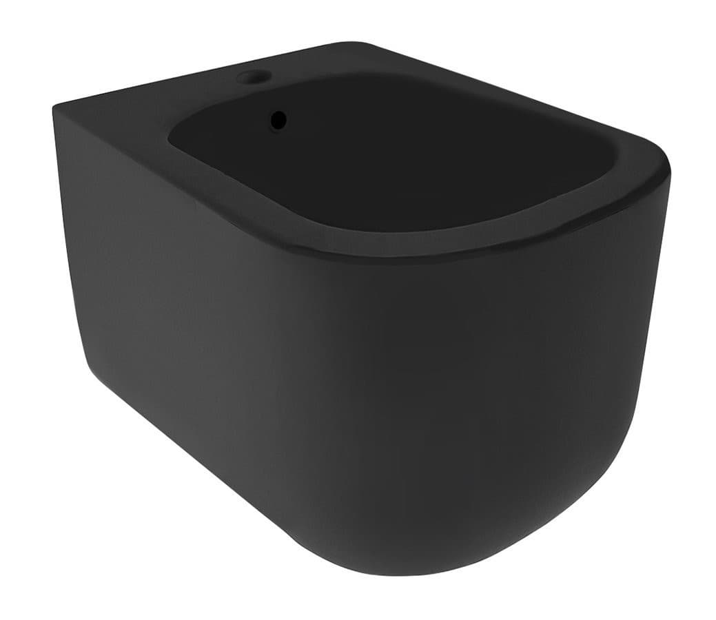 TRIBECA wiszący bidet 35x54 cm w czarnym macie