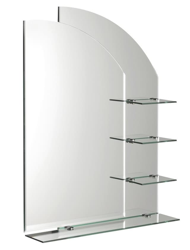 Lustro WEGA z półkami 65x90cm