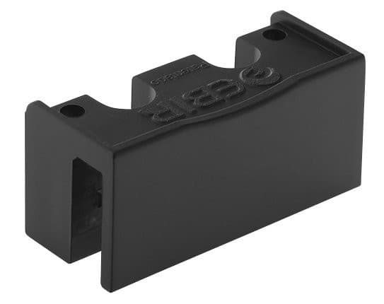 MULTISYSTEM uchwyt do oświetlenia na lustro/szafkę, czarny