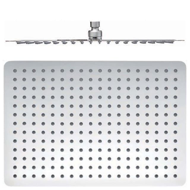 SLIM deszczownica 400x300mm, stal nierdzewna polerowana z funkcją AntiCalc