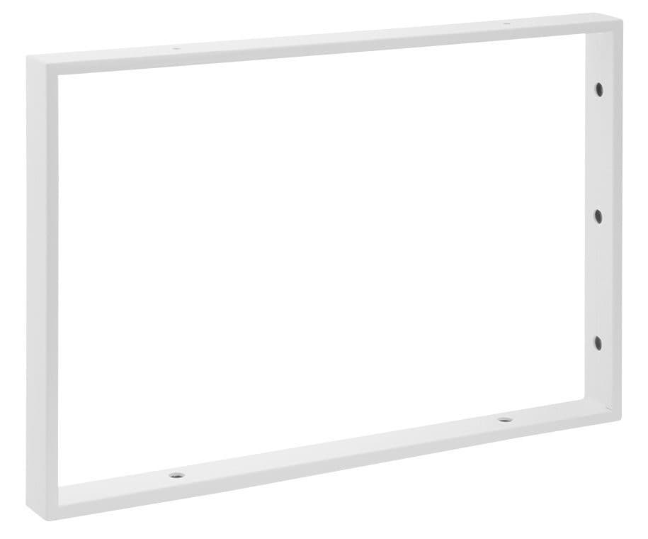Wspornik stalowy 490x330x40 mm, biały mat