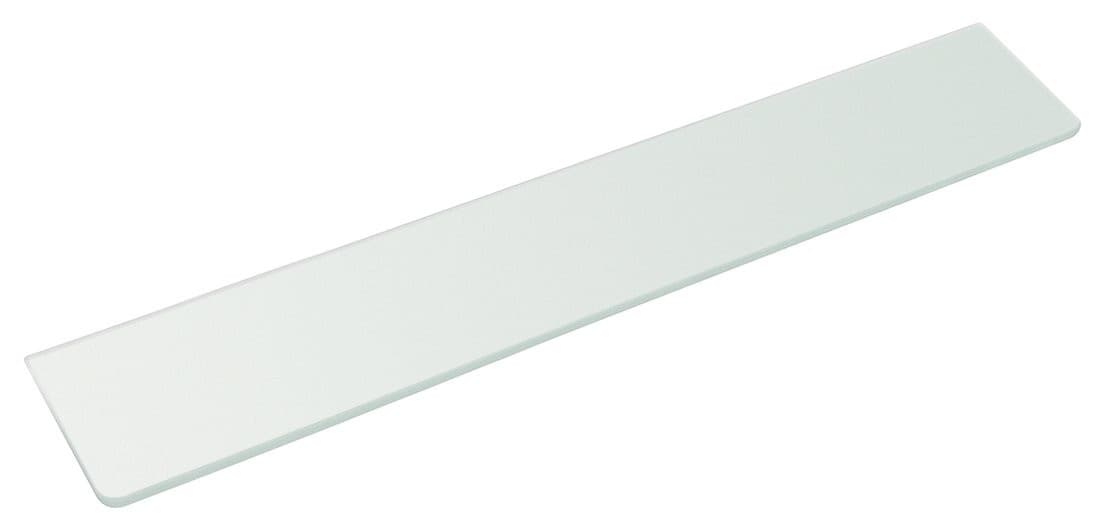 Półka szklana mleczna 900x100x8mm