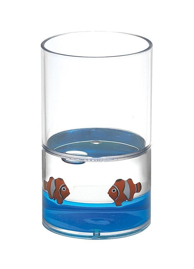 PYXIS przezroczysty kubek na szczoteczki do zębów, do postawienia (Nemo)