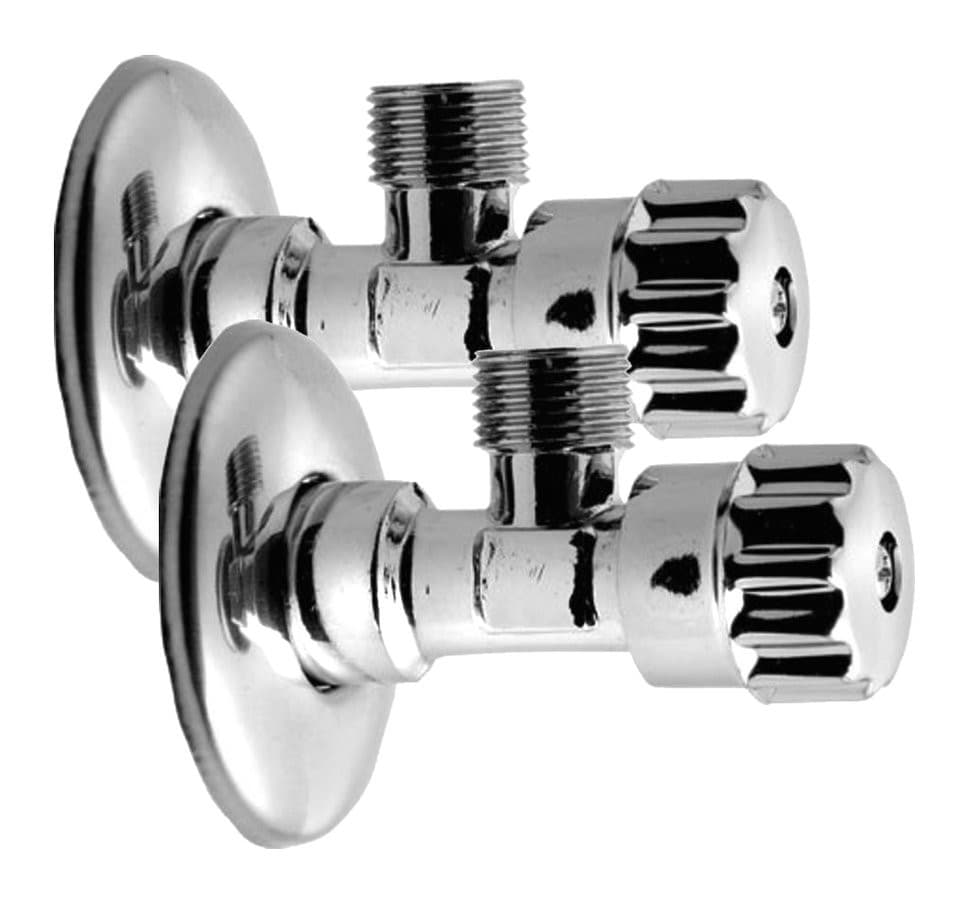 MULTITURN zawór kulowy narożny 1/2 "x3/8", para, chrom