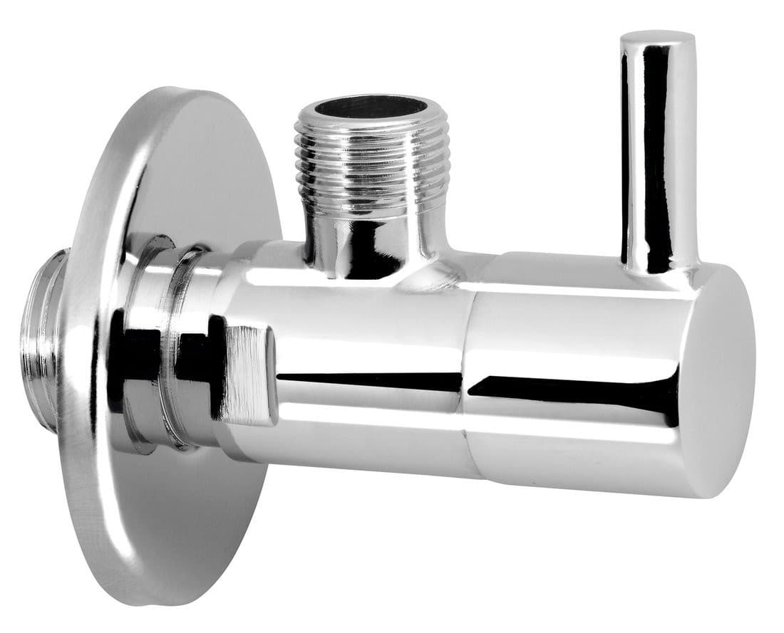 Zawór narożny 1/2 "x3/8", okrągły, chrom