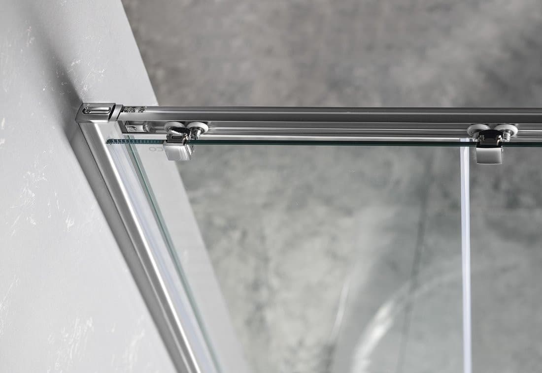 SIGMA SIMPLY drzwi prysznicowe przesuwne 1200mm, szkło czyste z wykończeniem COATED GLASS