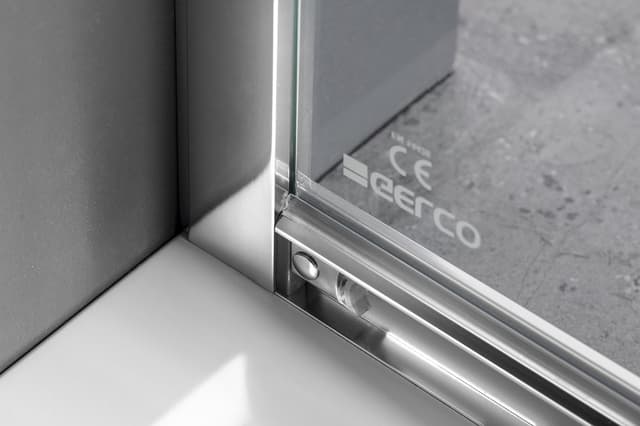 SIGMA SIMPLY drzwi prysznicowe przesuwne 1200mm, szkło czyste z wykończeniem COATED GLASS