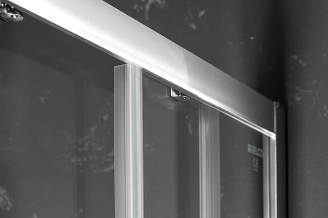 SIGMA SIMPLY drzwi prysznicowe przesuwne 1200mm, szkło czyste z wykończeniem COATED GLASS
