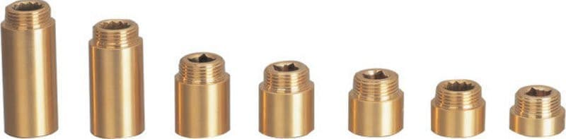 Przedłużka 1/2"x10mm, mosiądz