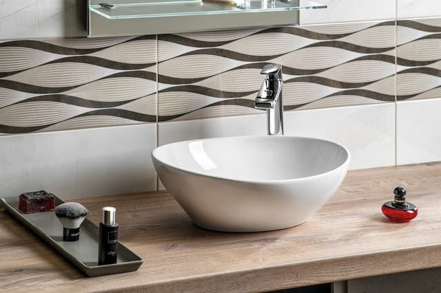 Umywalka nablatowa ceramiczna 42x34 cm owalna biała Aqualine