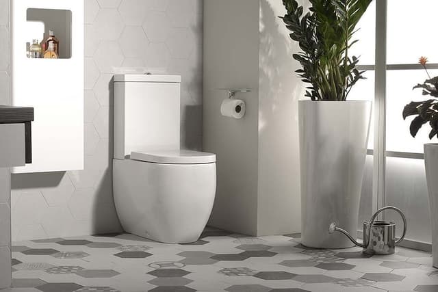 FLO misa do WC, 36x60 cm, odpływ poziomy/pionowy, biały