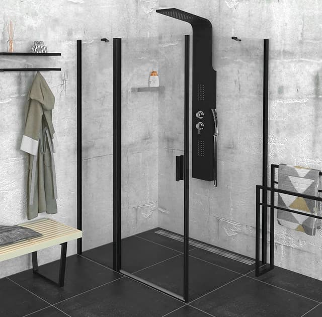ZOOM BLACK kabina prysznicowa 1200x800mm, uniwersalna L/P