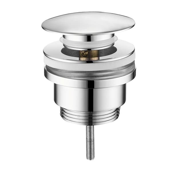 Odpływ umywalkowy 5/4-inch, Klik-Klak, duży korek chrom