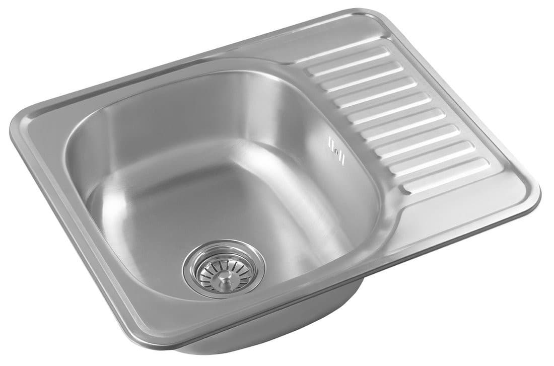 Zlewozmywak stal nierdzewna prostokątny z ociekaczem 58x18x48 cm