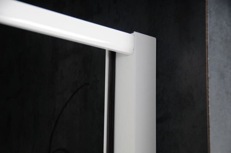 AMICO drzwi prysznicowe zawiasowe 820-1000x1850mm, szkło czyste
