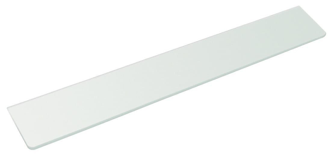 Półka szklana mleczna 1000x100x8 mm
