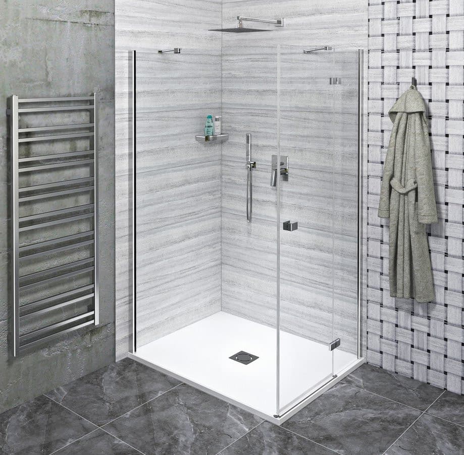 FORTIS kabina prysznicowa prostokątna 800x900 mm, prawa z powłoką ANTIDROP
