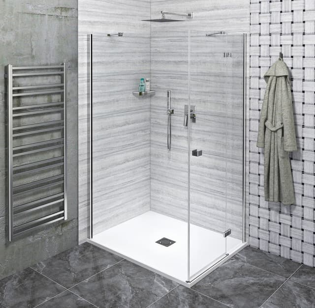 FORTIS kabina prysznicowa prostokątna 800x900 mm, prawa z powłoką ANTIDROP