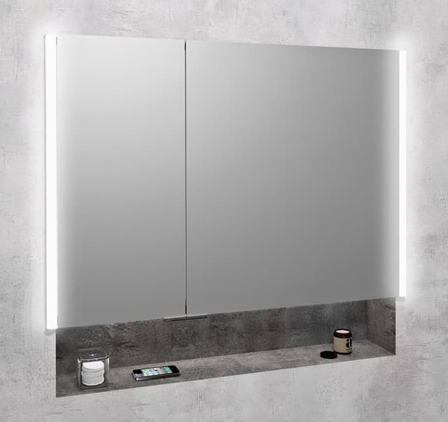INTEGRA szafka z lustrem do zabudowy z oświetleniem LED, 85,5x70cm