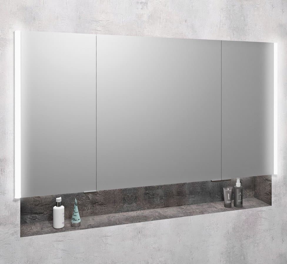 INTEGRA szafka z lustrem do zabudowy z oświetleniem LED, 125x70 cm
