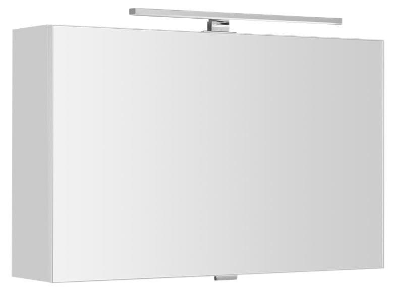 CLOE szafka lustrzana z oświetleniem LED, 80x50x18 cm, biała