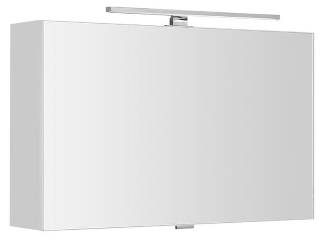 CLOE szafka lustrzana z oświetleniem LED, 80x50x18 cm, biała