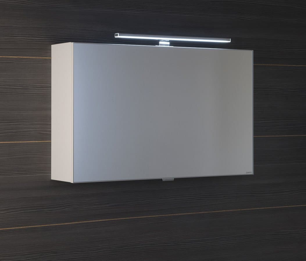CLOE szafka lustrzana z oświetleniem LED, 80x50x18 cm, biała