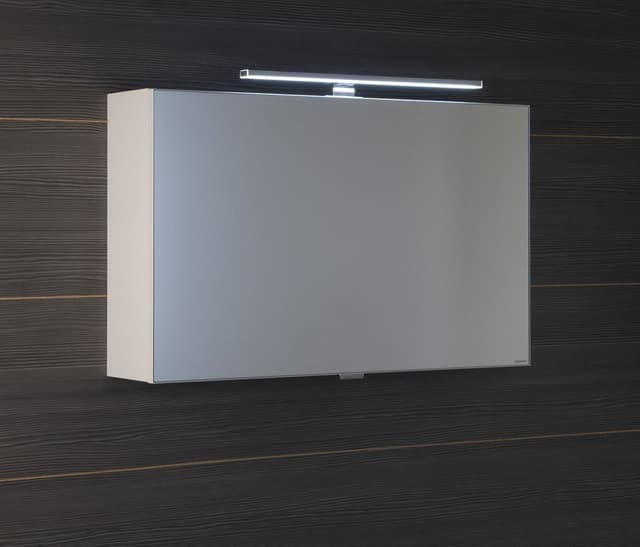 CLOE szafka lustrzana z oświetleniem LED, 80x50x18 cm, biała