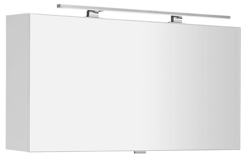 CLOE szafka z lustrem LED, 100x50x18cm, biała