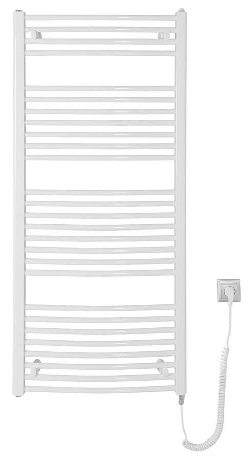 ORBIT-E grzejnik elektryczny, obły, 600 W, 600x1320 mm, biały
